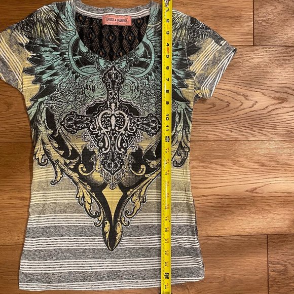 Buckle Angels and Diamonds - Women's Top - Size S - Picture 5 of 7